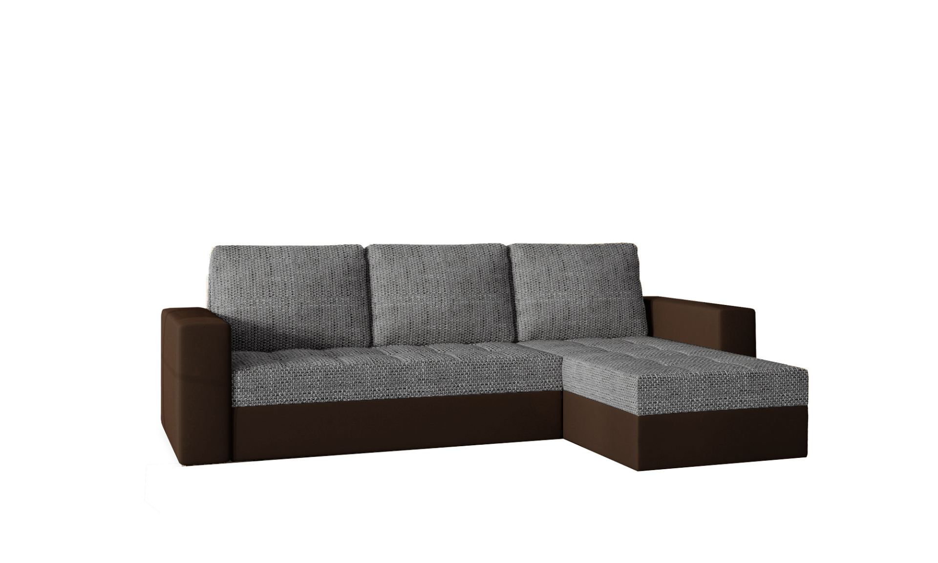 sötétbarna - v.szürke zsákszövet