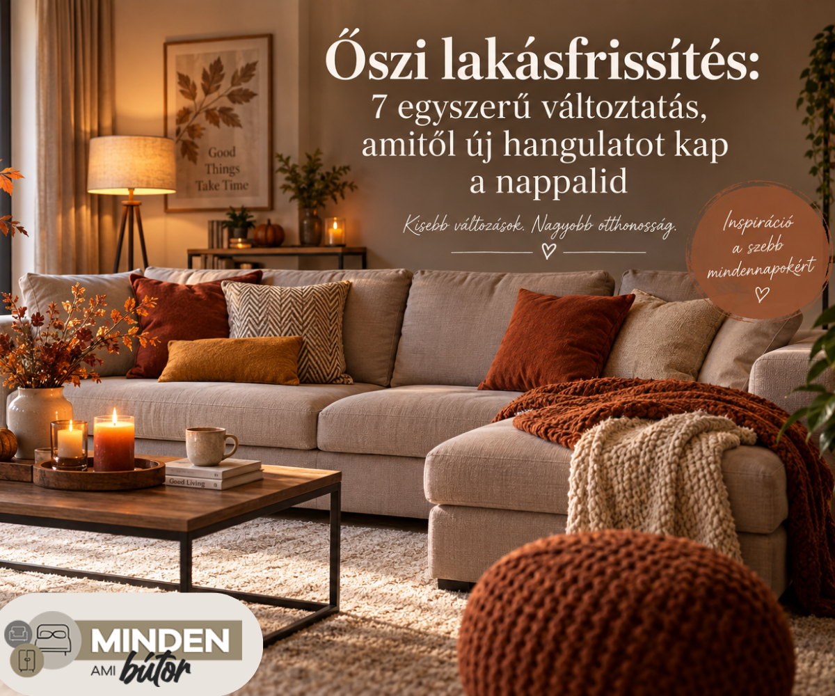 Őszi lakásfrissítés: 7 egyszerű változtatás, amitől új hangulatot kap a nappalid
